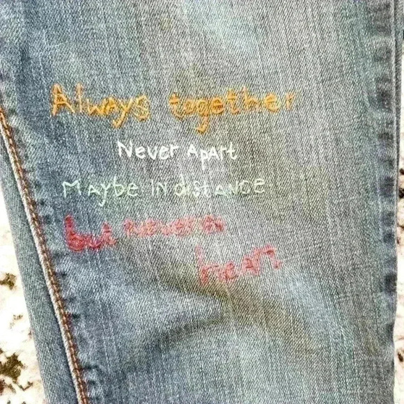 PacSun bullhead B hermosa Super skinny size 7 reg Customized - Picture 2 of 5